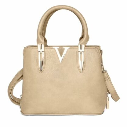 Woodland Leathers Handbags & Shoulder Bags For Women Classic Designer Bags For Women With Exquisite Metallic Accent, Top Handle Black Handbag, Vegan Leather Handbags For Women 2 Woodland Leathers Handbags & Shoulder Bags For Women Classic Designer Bags For Women With Exquisite Metallic Accent, Top Handle Black Handbag, Vegan Leather Handbags For Women - Image 2