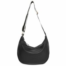Woodland Leathers Women's Hobo Bag, Versatile Crescent Shoulder Bag With Adjustable Strap For Crossbody Wear, Small Faux Leather Ladies Bags With Zipper, Casual Design Handbags For Women