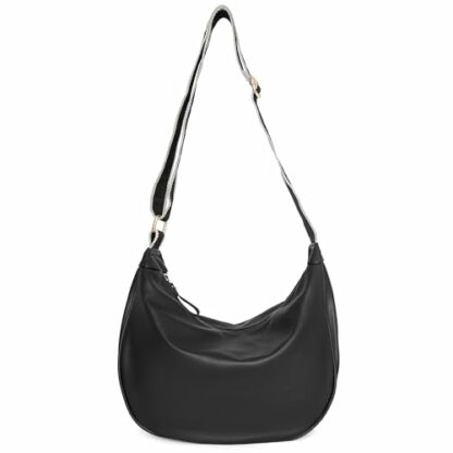 Woodland Leathers Women's Hobo Bag, Versatile Crescent Shoulder Bag With Adjustable Strap For Crossbody Wear, Small Faux Leather Ladies Bags With Zipper, Casual Design Handbags For Women 2 Woodland Leathers Women's Hobo Bag, Versatile Crescent Shoulder Bag With Adjustable Strap For Crossbody Wear, Small Faux Leather Ladies Bags With Zipper, Casual Design Handbags For Women - Image 2