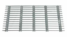 Woodside Large Rectangle Heavy Duty Galvanised Steel Garden Door Mat
