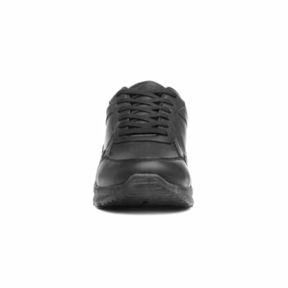 XL Stinear Mens Black Lace Up Trainer - Image 4