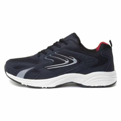 XL Weaver Mens Lace Up Navy Trainer - Image 2
