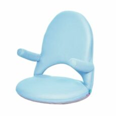 XOVP-023 Portable Floor Chair, Multi-function Tatami Chair, Foldable Lazy Sofa Nursing Chair Waist Protection Legless Floor Chair with Armrest and Adjustable Backrest, for Balcony, Bay Window, Bed