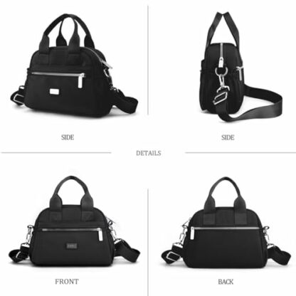 XUDREZ Nylon Cross Body Bags for Women,Waterproof Multi-Pocket Multi Pocket Casual Handbag Shoulder Bags - Image 3