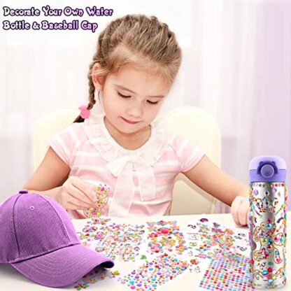 Xourspaty Gifts for Girls DIY Water Bottle and Baseball Cap - Image 4
