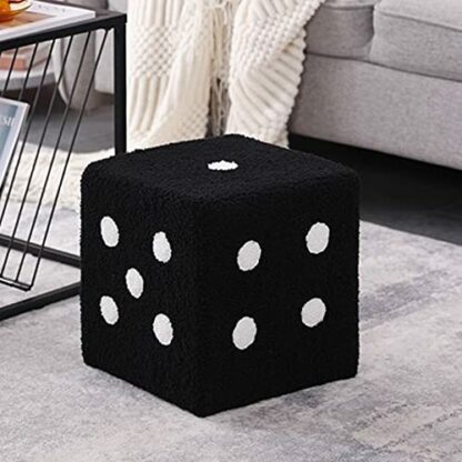 YJDZ Comfortable Cube Pouf Ottoman, Sturdy Base Footstool for Home Living Room and Bedroom, Versatile Pouffe Stool - Image 3