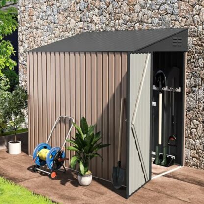 YODOLLA Outdoor Storage Metal Shed - Image 3