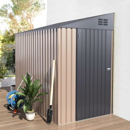 YODOLLA Outdoor Storage Metal Shed - Image 2