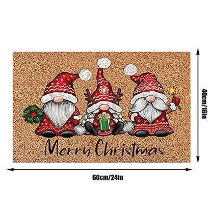 YQYH Christmas Doormats Home Front Door Decorations Welcome Blankets Halloween Festival Decor Door Mat Anti-Slip Back Indoor Outdoor Decor Carpet Entrance Rugs (A-2) 4 YQYH Christmas Doormats Home Front Door Decorations Welcome Blankets Halloween Festival Decor Door Mat Anti-Slip Back Indoor Outdoor Decor Carpet Entrance Rugs (A-2) - Image 4