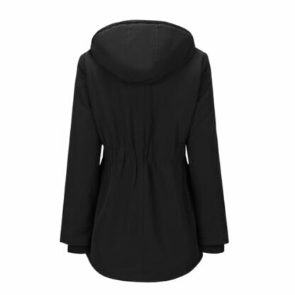 YYNUDA Womens Winter Coats Waterproof Fleece Lined Parka Coat Winter Outdoor Hooded Jacket 3 YYNUDA Womens Winter Coats Waterproof Fleece Lined Parka Coat Winter Outdoor Hooded Jacket - Image 3