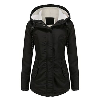 YYNUDA Womens Winter Coats Waterproof Fleece Lined Parka Coat Winter Outdoor Hooded Jacket 2 YYNUDA Womens Winter Coats Waterproof Fleece Lined Parka Coat Winter Outdoor Hooded Jacket - Image 2