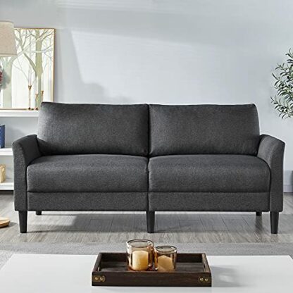Yaheetech 2 Seater Sofa, 191cm, Modern Fabric Sofa Couch, Love Seat Sofa Settee, Sectional Sofa for Living Room, Office, Bedroom, Grey 3 Yaheetech 2 Seater Sofa, 191cm, Modern Fabric Sofa Couch, Love Seat Sofa Settee, Sectional Sofa for Living Room, Office, Bedroom, Grey - Image 3