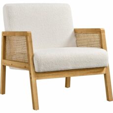Yaheetech Armchair, Rattan Tub Chair with Rattan Sides