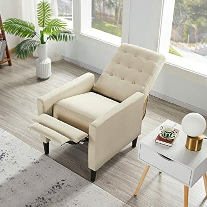 Yaheetech Recliner Adjustable Modern Single Reclining Chair Upholstered Sofa Armchair for Living Room Bedroom - Image 3