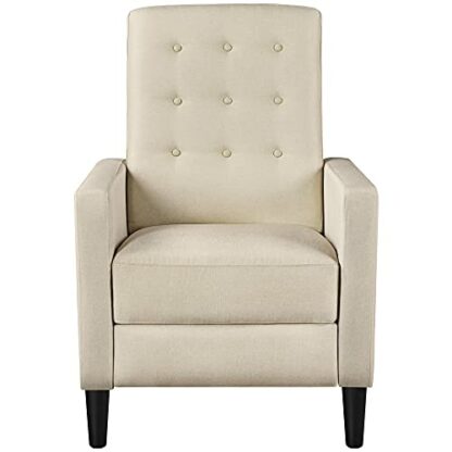 Yaheetech Recliner Adjustable Modern Single Reclining Chair Upholstered Sofa Armchair for Living Room Bedroom - Image 2