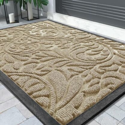 Yimobra Durable Door Mat, Heavy Duty Front Welcome Mats For Home Entrance Outdoor Indoor, Doormat for Outside Back Patio Floor Entry Porch Garage Office, Weather Resistant Easy Clean 2 Yimobra Durable Door Mat, Heavy Duty Front Welcome Mats For Home Entrance Outdoor Indoor, Doormat for Outside Back Patio Floor Entry Porch Garage Office, Weather Resistant Easy Clean - Image 2