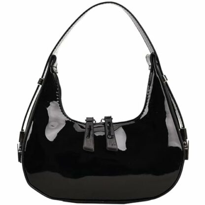 YingStar Shoulder Bags Women Clutch Hobo Bag Women Crescent Bag Ladies Underarm Bag Small Tote Handbag Y2k Half Moon Bag Leather Dumpling Bag Ladies Shoulder Handbag Women Satchel Handbag - Image 2