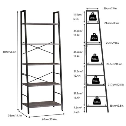 Yusong Bookshelf, Ladder Shelf - Image 4