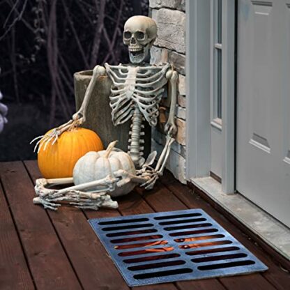 ZZLBZN Halloween Door Mat,Spooky Clown Floor Doormat,Washable Scary Door Mat for Halloween Scary Clown Bath Mat,Anti-Slip Welcome Door Mats Stereo Vision Carpet Suitable 40 * 60cm - Image 3