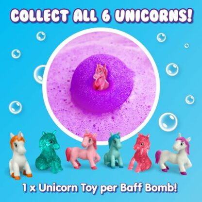 Zimpli Kids Large Unicorn Surprise Bath Bomb, Surprise Unicorn Toys - Image 3