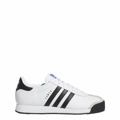 adidas Originals Samoa Retro Sneaker Running Shoe, White/Black, Men's 8, Women's 9 Medium - Image 3