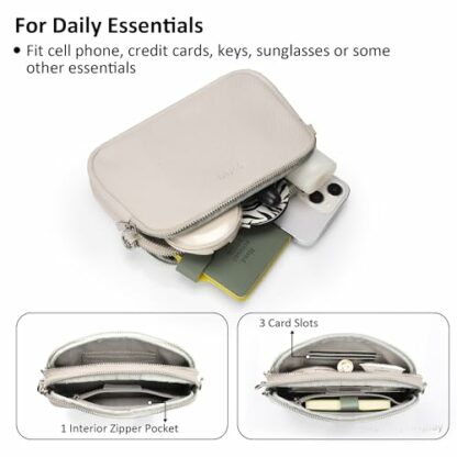 befen Genuine Leather Small Crossbody Purse Fanny Pack Shoulder Bag Clutch Handbag for Women Trendy - Image 4
