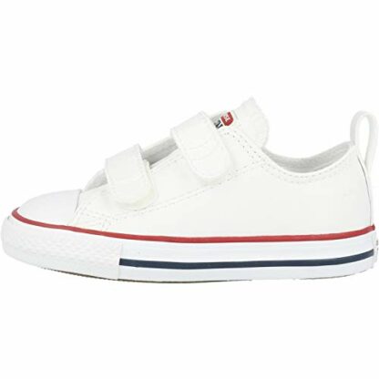 converse Chuck Taylor All Star 2v - Ox Trainers Child White Low Top Trainers Shoes - Image 3
