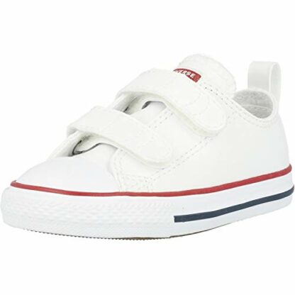 converse Chuck Taylor All Star 2v - Ox Trainers Child White Low Top Trainers Shoes - Image 2