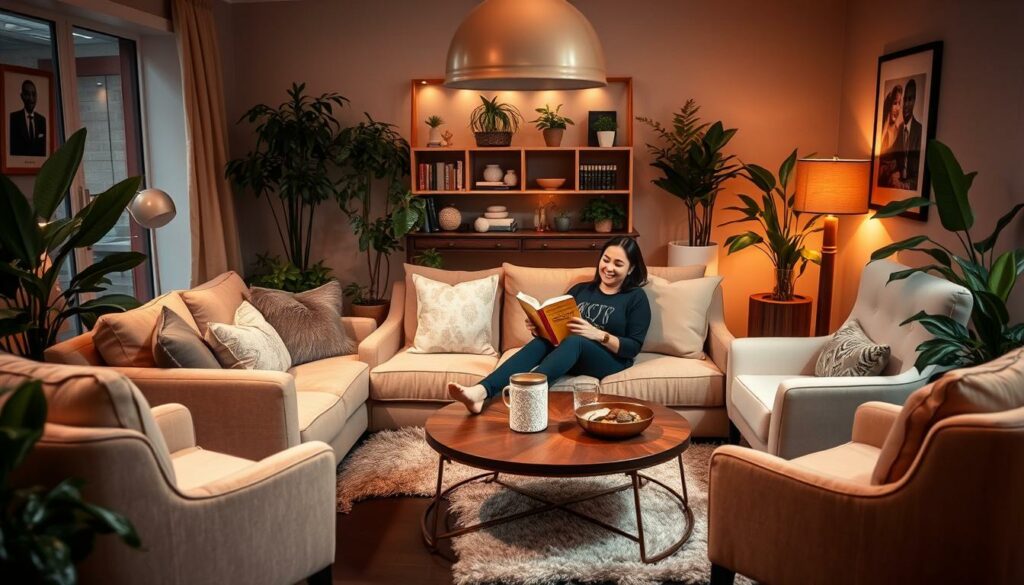 Cozy living room with the best stylish sofa Cozy living room with the best stylish sofa