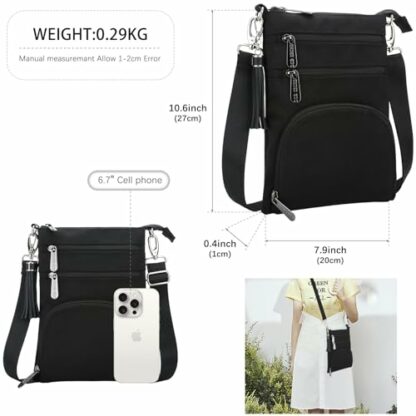 dobsechs Crossbody Bags Mobile Phone Wallet Bags with Large Capacity and Adjustable shoulder strap for Women girl - Image 3
