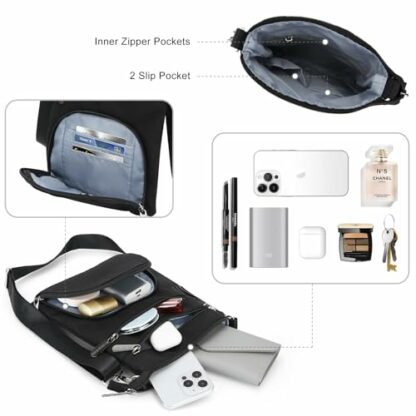 dobsechs Crossbody Bags Mobile Phone Wallet Bags with Large Capacity and Adjustable shoulder strap for Women girl - Image 4