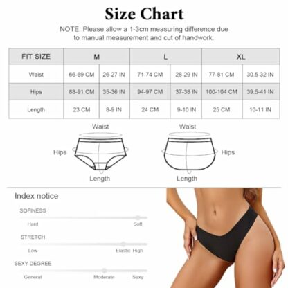 flintronic Cotton Underwear Women Lace, 6 Pack Women's Underwear, Soft and Stretchy Ladies Knickers, Ladies Briefs Hipster Panties Soft Multipack - Image 4
