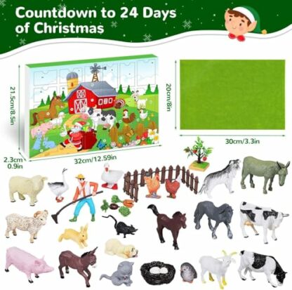 iZoeL Farm Advent Calendar 2024 Boys Girls Animals Advent Calendar Kids 3 4 5 6 7 8 9 10 Years - Farm Animals Toy Advent Calendar 24 Christmas Countdown Calendar for Son Grandson Xmas Surprise Gift 3 iZoeL Farm Advent Calendar 2024 Boys Girls Animals Advent Calendar Kids 3 4 5 6 7 8 9 10 Years - Farm Animals Toy Advent Calendar 24 Christmas Countdown Calendar for Son Grandson Xmas Surprise Gift - Image 3