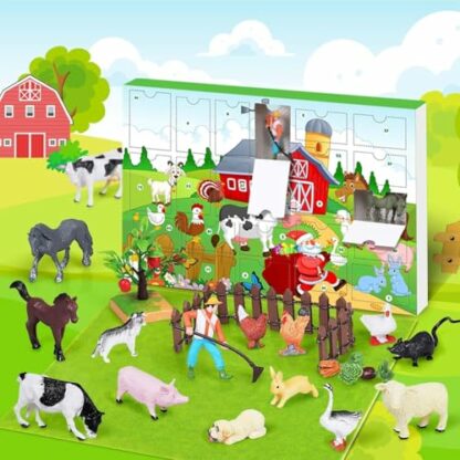 iZoeL Farm Advent Calendar 2024 Boys Girls Animals Advent Calendar Kids 3 4 5 6 7 8 9 10 Years - Farm Animals Toy Advent Calendar 24 Christmas Countdown Calendar for Son Grandson Xmas Surprise Gift 4 iZoeL Farm Advent Calendar 2024 Boys Girls Animals Advent Calendar Kids 3 4 5 6 7 8 9 10 Years - Farm Animals Toy Advent Calendar 24 Christmas Countdown Calendar for Son Grandson Xmas Surprise Gift - Image 4