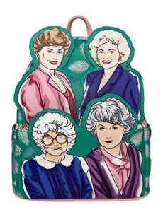 loungefly The Golden Girls Television Show Stay Golden Womens Double Strap Shoulder Bag Purse