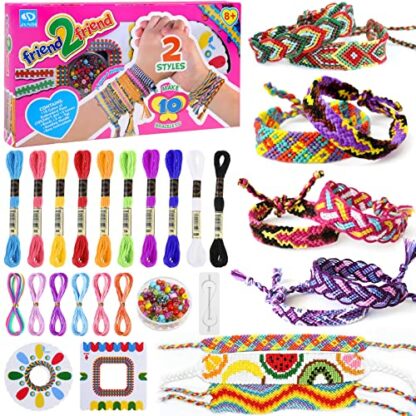 modacraft Friendship Bracelet Making Toys for Girl , Friendship DIY Craft Kit for 8-14 Years Old Kid Jewellery Making Kits Birthday Gifts , Present for Girls 2 modacraft Friendship Bracelet Making Toys for Girl , Friendship DIY Craft Kit for 8-14 Years Old Kid Jewellery Making Kits Birthday Gifts , Present for Girls - Image 2