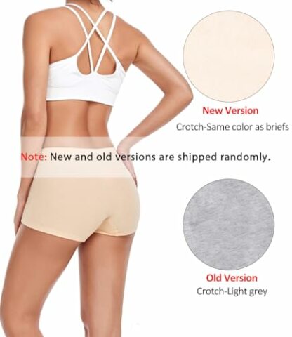 wirarpa Women's Boyshort Panties Ladies Safety Boxer Briefs Anti Chafing Cotton Underwear with Cotton Crotch 4 Pack - Image 4