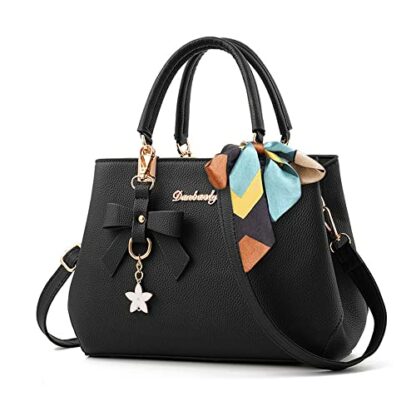 wocharm PU Leather Ladies Shoulder Bag, Top Handle Bag, Womens Handbags Fashion Tote Bag for Casual & Work - Image 2