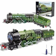 xwin sportseries Kids Train Building Kit Construction & Inbuild Train with Real Tools ids Learning & Developing Engineering Skills Toys Birthday Gift for Boys Girls Ages 6+ (340 Pieces)