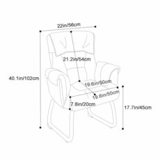 zxhrybh Sofa Chair, Home Lazy Chair, Ergonomic Reading Chairs for Adults, Lounge Chair Living Room Adjustable, for Living Room, Balcony, Bedroom