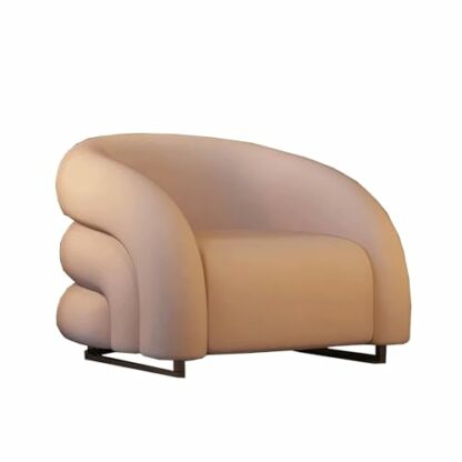 zxhrybh Single Sofa Chair, Upholstered Lazy Chair, Living Room Reading Chairs for Adults, for Bedroom, Office Scene Decoration 2 zxhrybh Single Sofa Chair, Upholstered Lazy Chair, Living Room Reading Chairs for Adults, for Bedroom, Office Scene Decoration - Image 2