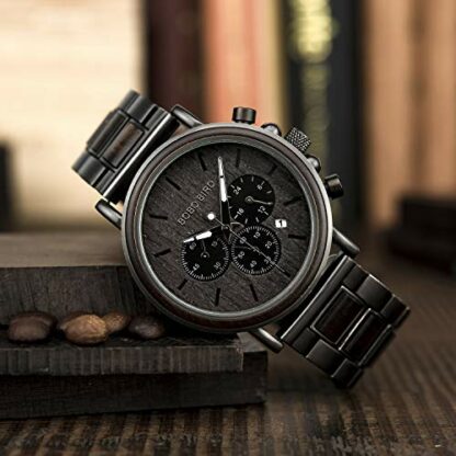 2win Engraved Wooden Watch for Boyfriend My Man Fianc Husband Customized Personalized Wood Watches for Men Birthday Anniversary Personalized Watch - Image 4