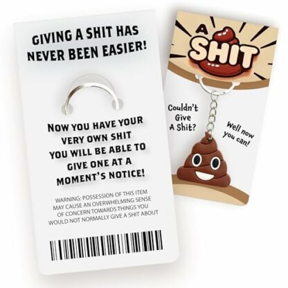 A S**t | Funny Rude Secret Santa Gag Gift for Adults | Novelty Keyring Keychain Gift Idea | Affordable Joke Gift Under A Fiver £5 | Great Present For Him / Her / Office Colleague / Friends 3 A S**t | Funny Rude Secret Santa Gag Gift for Adults | Novelty Keyring Keychain Gift Idea | Affordable Joke Gift Under A Fiver £5 | Great Present For Him / Her / Office Colleague / Friends - Image 3