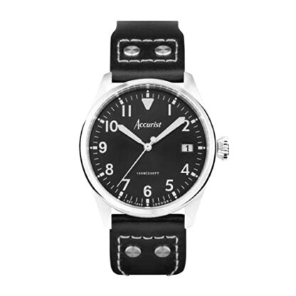 Accurist Mens Aviation 41mm Quartz Watch with Analogue Display - Image 2