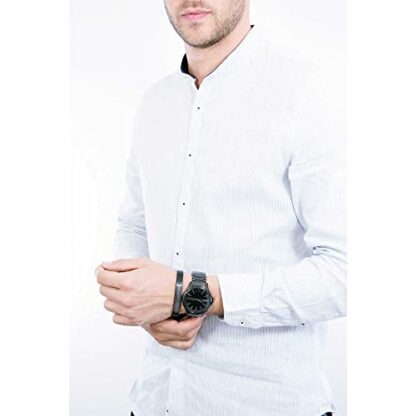 Armani Exchange Watch for Men, Quartz Movement and 46mm Case Size with Stainless Steel, Leather or Silicone Strap - Image 4