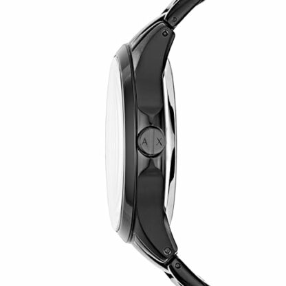 Armani Exchange Watch for Men, Three Hand Movement, 46 mm Black Stainless Steel Case with a Stainless Steel Strap, AX2189 - Image 3