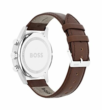 BOSS Chronograph Quartz Watch for Men Navigator Collection with Stainless Steel mesh or Leather Bracelet - 1513674 - Image 4