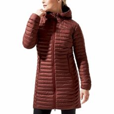 Berghaus Women's Nula Micro Insulated Jacket Long Coat, Durable Design, Water Resistant, Black, 8