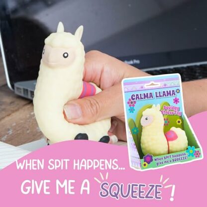 Boxer Gifts Calma Llama Stress Toy - Squishy Fidget Toys & Stress Balls For Adults - Helps With Anxiety Relief - Office Desk Toy Fun Stocking Filler Gifts For Women - Colleagues Secret Santa Gift 3 Boxer Gifts Calma Llama Stress Toy - Squishy Fidget Toys & Stress Balls For Adults - Helps With Anxiety Relief - Office Desk Toy Fun Stocking Filler Gifts For Women - Colleagues Secret Santa Gift - Image 3