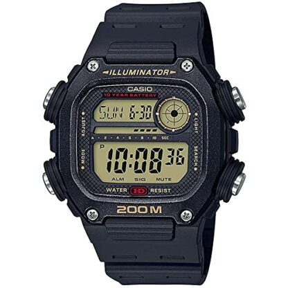 Casio Men Digital Quartz Watch with Resin Strap DW-291H-9AVCF 2 Casio Men Digital Quartz Watch with Resin Strap DW-291H-9AVCF - Image 2